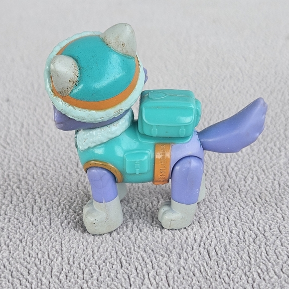 Paw Patrol Everest Snowmobile Action Figure Dog Spin Masters Preschool - Picture 10 of 12
